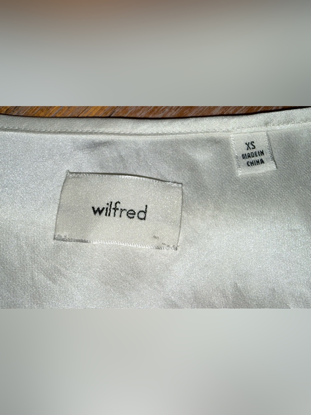 Aritzia Wilfred Ivory Satin Slip Midi Dress XXXL - Picture 10 of 13